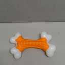Tough Dog Toys, Toys for Aggressive Chewers Large Breed, Chew Dogs, Bone Toy Nylon Dogs Almost Indestructible, Orange  (1 Pack)