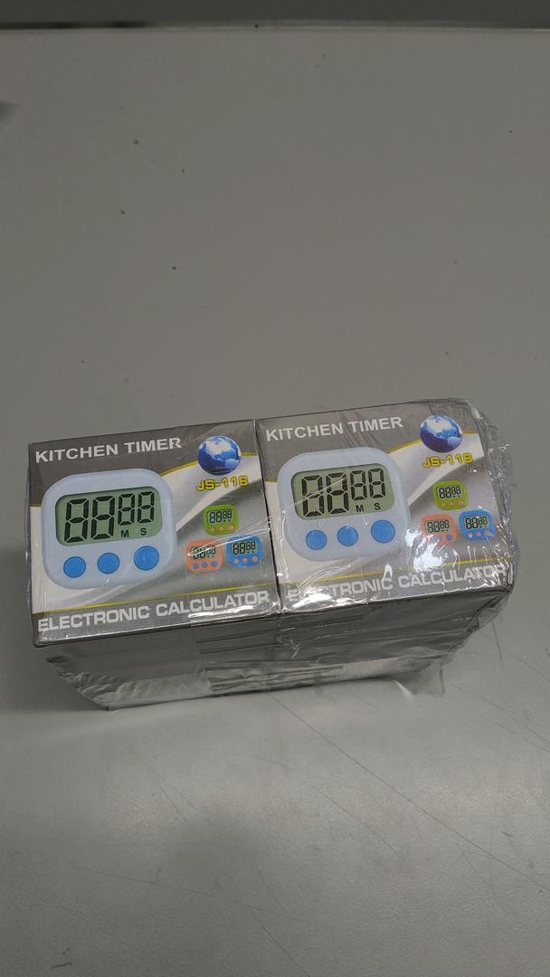 12 Pack Digital Kitchen Timer for Cooking Big Digits Loud Alarm Magnetic Backing Stand Cooking Timers for Baking (White,Orange, Black, Green and Blue)