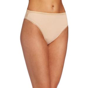 On Gossamer Women's Cabana Hi Cut Underwear (Medium, Champagne)