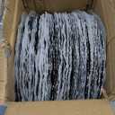 50 Pcs 13 Inch Charger Plates Bulk Plastic Plate Chargers with Floral Reef Design Round Ruffled Rim Dinner Charger Plates for Dinner Wedding Party Event Table Setting Decor (Silver)