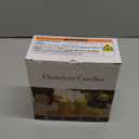 Homemory 6"x3" Outdoor Waterproof Flameless Candles, LED Candles, Battery Operated Candles with Remote and Timers, Electric Fake Plastic Pillar Candles, Ivory White, Set of 2