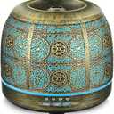 ARVIDSSON 500ml Essential Oil Diffusers for Large Room, Metal Diffusers for Essential Oils, Ultrasonic Aromatherapy Diffuser for Home Office, Gift for Women and Men