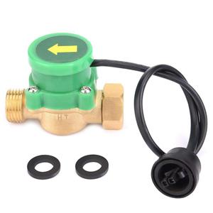 Water Flow Switch, G1/ 2-G1/ 2 Thread Water Pump Flow Sensor Electronic Pressure Automatic Control Switch 220V