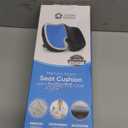 5 STARS UNITED Seat Cushion for Tailbone Pain Relief  Memory Foam Cushion for Coccyx, Hemorrhoid, Sciatica & Post-Surgery Recovery  Wheelchair, Car, Desk, Gaming & Office Chairs, Arctic Black (Standard)