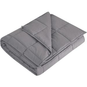 L'AGRATY Weighted Blanket Kids- 40"x60" 7lbs Cooling Breathable Heavy Blanket Microfiber Material with Glass Beads All-Season Summer Fall Winter Soft Thick Comfort