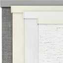 AOSKY Linen Roller Blinds Shades for Indoor Windows Pull Down Cordless Blackout Black Out Window Shade 45 x 72 inch Blinds for Home Linen
