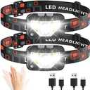 Amazon.com: GOANDO Rechargeable Headlamp LED 1200 Lumen Head Lamp with 8 Mode Motion Sensor White Red Light Waterproof Headlight for Running Cycling Working Camping HL-DJ : Sports & Outdoors