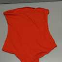 Womens Tube Bodysuits Strapless Basic Sleeveless Ruched Stretch Classic-Fit Tops Sexy Bodysuits