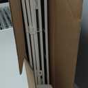 42 Inch Collapsible Dog Crate with Diamond Mesh, No-Tool Assembly Foldable Dog Kennel with 4 Lockable Wheels,Removable Tray,Portable Dog Cage for Medium/Large Dogs, Space-Saving, Indoor Outdoor Use (L - 42.5"L x 28.3"W x 28.9"H, White)