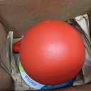 Jolly Pets Tug-n-Toss Dog Toy Ball with Handle, 10" XL, Red