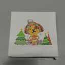 Christmas Ornaments, Dodosky 2.8in Ceramic Dragon Ornament, Xmas Decor, Christmas Tree Ornaments, Xmas Decorations for Tree, Holiday Ornament, Gifts for Dragon Lovers, Gifts for Bookworms, Book Lovers