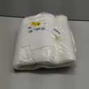 LOCHAS Bathroom Rug Set Cream White, Soft Bath Rug Set 2 Piece Set, Toilet Mat U-Shaped 20x20 and 34x20 Bath Rugs, Quickly Dry Mats for Bathroom, Tub, Washable, Super Absorbent Floor Mat