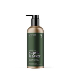 ATTITUDE Hydrating Hair Shampoo with Essential Oils, EWG Verified, Plant and Mineral-Based Ingredients, Vegan Beauty Products, Refillable Aluminum Bottle, Peppermint & Sweet Orange, 16 Fl Oz