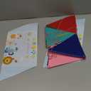 LOVENJOY 2 Assembled Rainbow Banners Felt Bunting Multicolor for Colorful Birthday Party Decorations