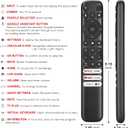 Voice Remote Only for TCL-Google-TV-Remote-Control Replacement,RC813 Remote Compatible with TCL 4k QLED/UHD/QD-Mini LED Series Smart TVs