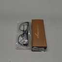 AMOMOMA Trendy TR90 Oversized Blue Light Reading Glasses Women,Stylish Square Cat Eye Glasses AM6031, +2.00