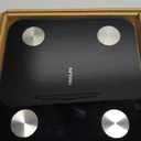 Scale for Body Weight, Digital Smart Bathroom Weight Scale with BMI, Body Fat, Muscle Mass, Accurate 20 Body Composition Scale, 10.2" Compact Platform with APP, 400lb, Black