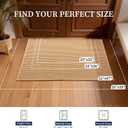 YIHOUSE Indoor Door Mat 32" x 47", Non-Slip Washable Entryway Mat, Dirt Trapper Absorbent Entrance Mat, Low Profile Floor Mat for Front/Back Door, Entryway, Khaki