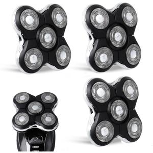 3 Pack Blade Pro Replacement Head Compatible with Remington Balder Pro XR7000, 5 Dual Track Shaver Heads for a Smooth and Close Shave with No-Irritation.
