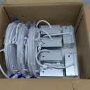 Ensenior 6 Pack 6 Inch LED Recessed Light, Dimmable, 5000K Daylight, 1200LM High Brightness, 12W 120V, 2 Pin, ERL-12X-ETL, Damp Rated, Ultra-Thin Canless Wafer Ceiling Light - ETL & FCC & IC