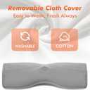 Heated Eye Mask Warm Compress for Dry Eyes, USB Electric Heating Pad for Stye & Chalazion Eye Treatment, Eye Sleep Mask for Dark Circles and Puffiness Relief, FSA Eligible (Gray)
