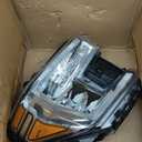 GMC Sierra Denali Ultimate 1500 Headlight Assembly 2019-2021 LED Projector HeadLamp with LED DRL Turn Signal Light Chrome Clear Lens Right Passenger Side 85535170 GM2503496