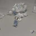 40 Packs White Ceramic Cabinet Knobs, Glossy Ceramic Knobs, Handles Drawer Cupboard Cabinet Knobs for Kitchen Office Bathroom, Wardrobe Drawer, Dresser