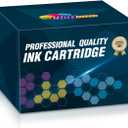 Clorisun 923 Ink Cartridges for HP Printers (Black, Cyan, Magenta, Yellow, 4-Pack)