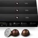Nespresso Capsules Vertuo, Intenso, Dark Roast Coffee, 30-Count Coffee Pods, Brews 7.8oz. (EXP 08/31/26)