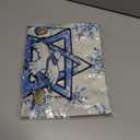 Hanukkah Garden Flag Six-Pointed Star Dove Dreidel Yard Flag 12x18 Inch Double Sided Small Chanukazh Mini Yard Outdoor Outside Holiday Party Decoration