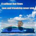 PTAEXCEL Unsinkable Boat in a Box, Unsinkable Cruise Ship Toy, Cruise Ship Fluid Drift Bottle, Cruise Ship Fluid Drift Model Decoration, Home Decoration Toys Gift. (D)
