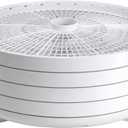 Nesco FD-1040 Gardenmaster Digital Pro Food Dehydrator, for Beef Jerky, Fruit, Herbs, and Snacks, 4 Trays, White