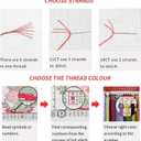 DMCVIVR Stamped Cross Stitch Kits for Beginners Adults Needlepoint Kits for Beginners Embroidery Kits for Adults Crossstitch Kit for Beginners 11CT-Colorful Owl 16x20 inch (Artdesign27)