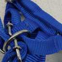 HADZAM Adjustable Nylon Cow Halter, One Size fits All, Easy Adjustable Straps Eliminates the Need of Ill-Fitting Calf Halter or Needing Multiple Sizes (Blue)