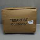TEXARTIST Premium 2100 Series California King Comforter All Season Breathable White Comforter Soft 4D Spiral Fiber Quilted Down Alternative Duvet with Corner Tabs Hotel Style (96"x104")
