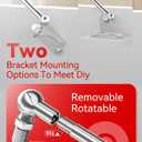 28 Inch 300Lbs 1334N Gas Struts for Heavy Lid, RV Bed Heavy-Duty Underbed Storage Box Floor Hatch Trailer Trap Door Truck Tonneau Cover, DIY Gas Lift Shocks Kit with L Mount Brackets, 2 Pcs by IAQWE