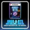 OREO BTS Sandwich Cookies, Limited Edition, 10 Snack Packs (2 Cookies Per Pack) BB: November 9, 2026
