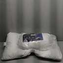 Serta Hotel Collection Pillows White Goose Feather Down Fiber Gusseted 100% Cotton, King Size Set of 2, 2 Count