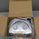 GiveBest Portable Electric Space Heater with Thermostat, 1500W/750W Safe and Quiet Ceramic Heater Fan, Heat Up 200 Square Feet for Office Room Desk Indoor Use, Silver