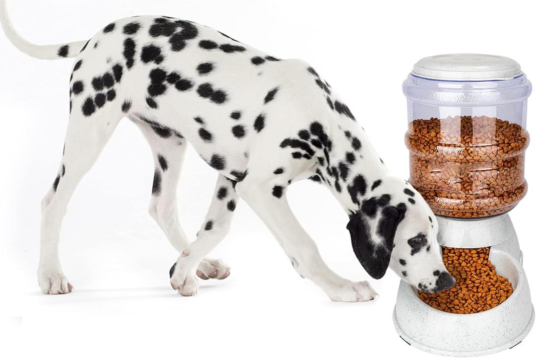 Automatic Dog Feeders for Large Dogs, Large Dog Food Dispenser 3 Gallon, Automatic Dog Feeder Food Dispenser for Large Dogs and Pets that are Left unfed for Long Periods of time Away from Home
