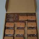 24 Pcs Chair Leg Floor Protectors for Hardwood Floors Rectangle Silicone Covers to Protect Wood Tile Floors Felt Pads Furniture Leg Caps Anti-Scratch Reduce Noise,(Fit L:1-1/2" to 2",W:3/4" to 1")