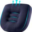 Office Chair Cushions for Back and Butt, Ergonomic Chair/Seat Cushion for Long Sitting, Sitting Pillow for Automobile, Wheelchair, Computer, Office Chair Hip Support (Blue)