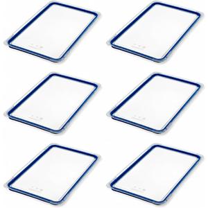 Araven Polypropylene Airtight Lid, GN 1/3, 6 Ct, Clear