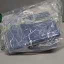 YIHOUSE Memory Foam Blue Bathroom Rug Sets 3 Piece, Ultra Absorbent Bath Mat for Bathroom - Non-Slip Machine Washable & Dry Quickly, 3 Piece Bathroom Mat Set, Navy Blue (1'8" x 2'8")