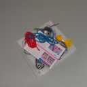 Ooly 28 PC DIY Shrinking Art Kit for Kids, 20 Plastic Pre Cut Charms and More, No Mess Creative Activity Jewelry Making Kit - Cute Crew