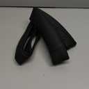 Ouzorp Car Steering Wheel Cover, Microfiber Leather Steering Wheel Covers with Anti-Slip Lining, Universal 14.5-15 inchs Black