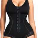 Nebility Fajas Colombianas Moldeadoras Bodysuit Shapewear for Women Tummy Control Body Shaper Faja Postpartum Butt Lifter Medium
