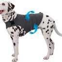 Dog Anxiety Vest and Shirt, Skin-Friendly Calming Shirt - Thunder Jacket for Pet Vet Visits - Dog Jacket for Thunder, Fireworks, Anti-Anxiety Vest for Pet Without Medicine & Training, XXL