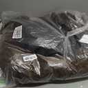 Hoewina Dog & Cat Bed, 20in Cat Beds for Indoor Cats, Calming Donut Bed for Puppy and Kitten, Washable Round Fluffy Pet Bed for Small Medium Dogs and Cats (Coffee)