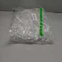 LIBERECOO Oval Clear Fitted Vinyl Tablecloth - Fits 48 x 72 Inch Oval Tables Only - Heavy Duty Elasticized Table Cover Elastic Edged Plastic Tablecloths Protector